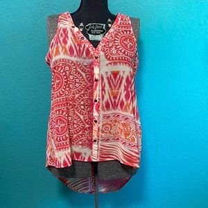 {Maurice’s} 🌺 High-low sleeveless blouse
